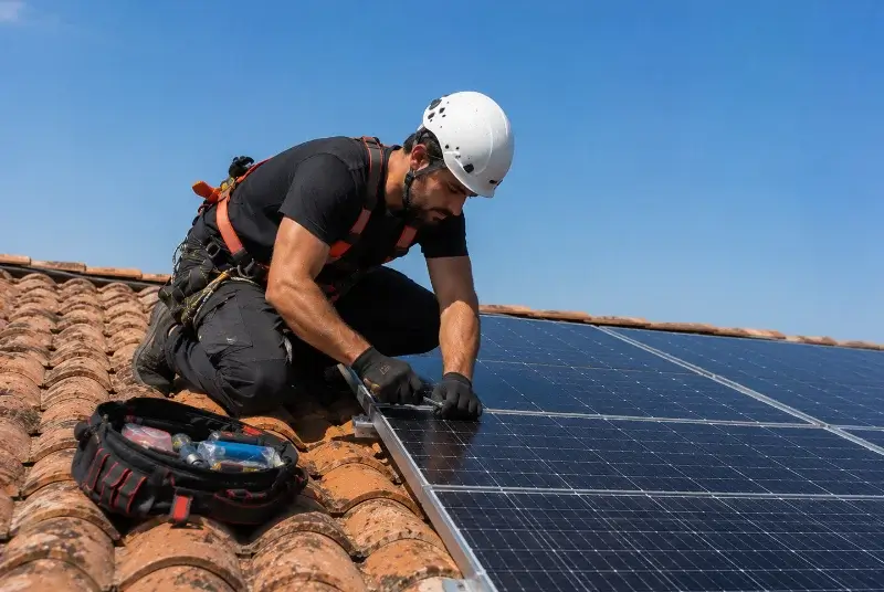 Maintenance et monitoring de panneaux solaires à Piriac-sur-Mer